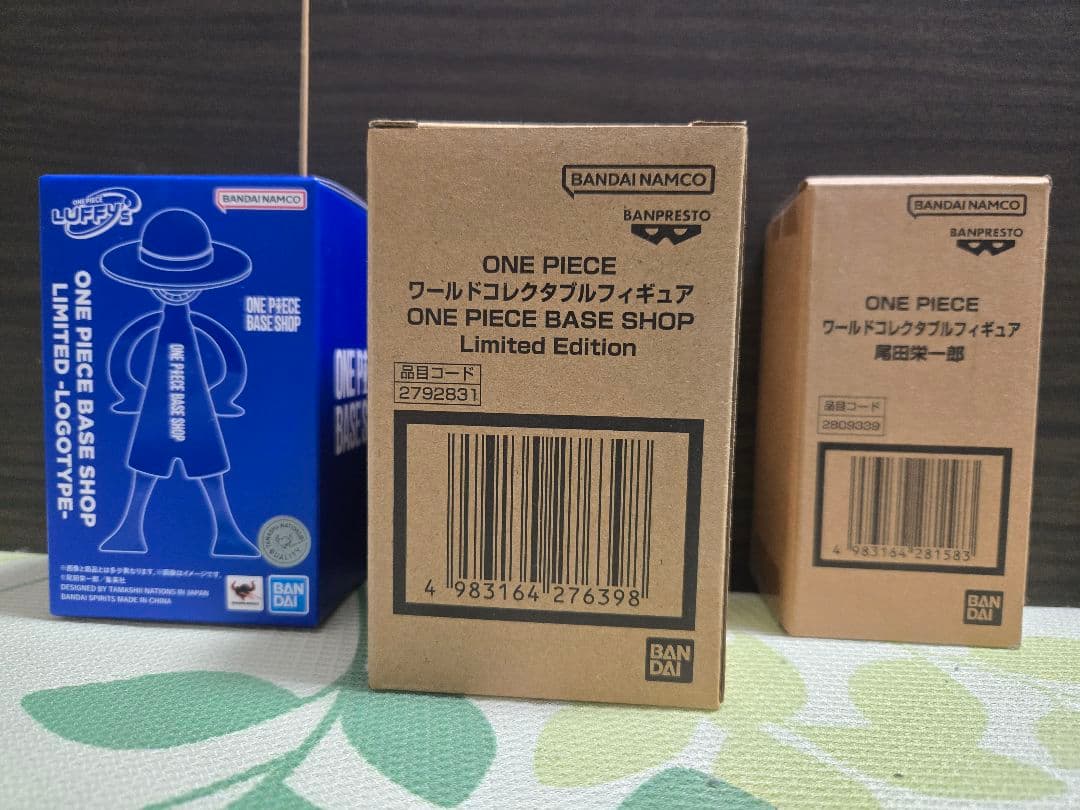ONE PIECE BASE SHOP限定 ワーコレ& LUFFY’s 3種 ONEPIECE BASE SHOPワーコレ& LUFFY's 3点セット - メルカリ