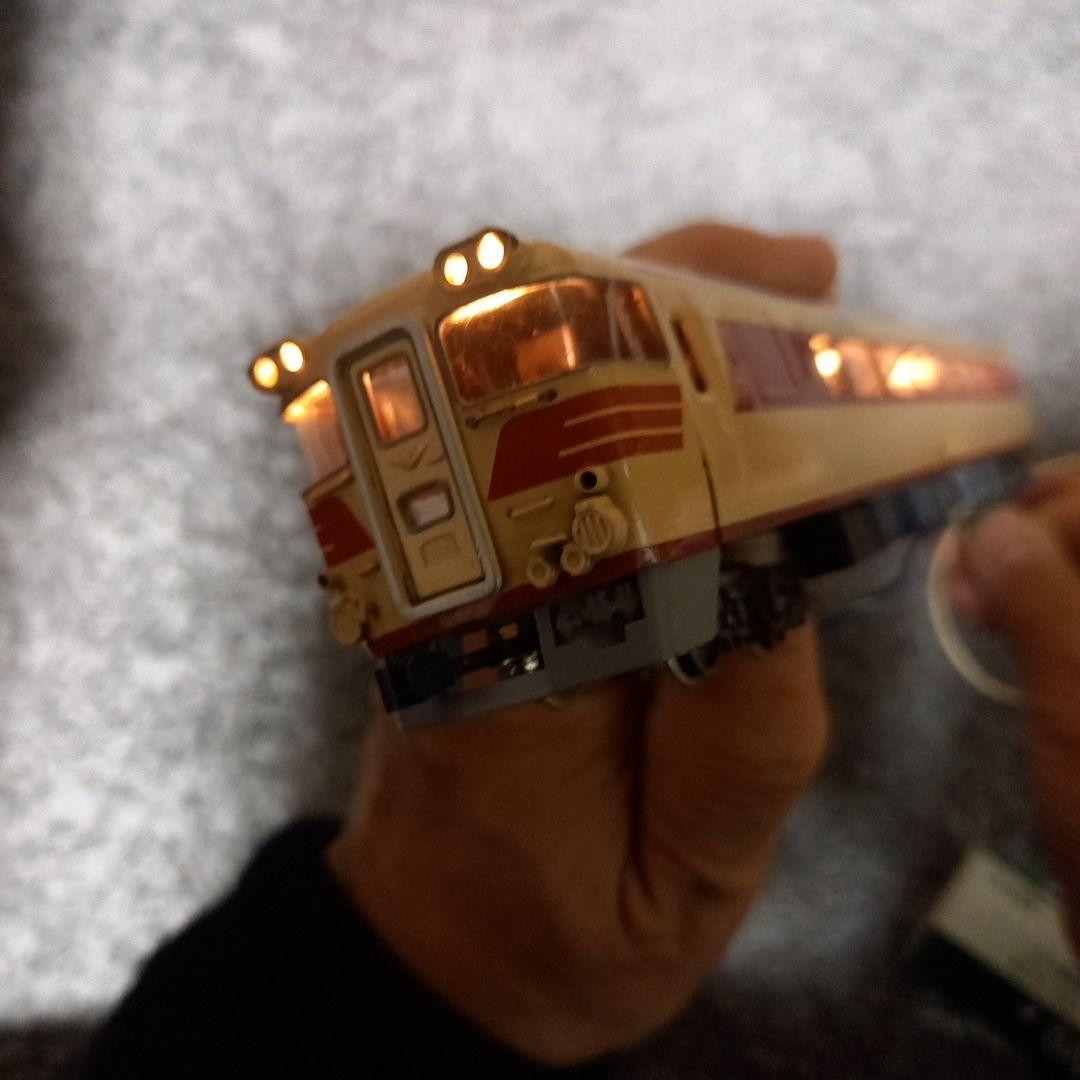 鉄道模型HOゲージ キハ82 1M カツミ模型店製品 塗装済キット組2両元箱