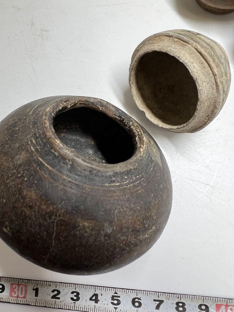 専用16世紀頃 宋胡ろく壺4点 最大h6cm 最長幅約8cm 東K8-0131① - メルカリ