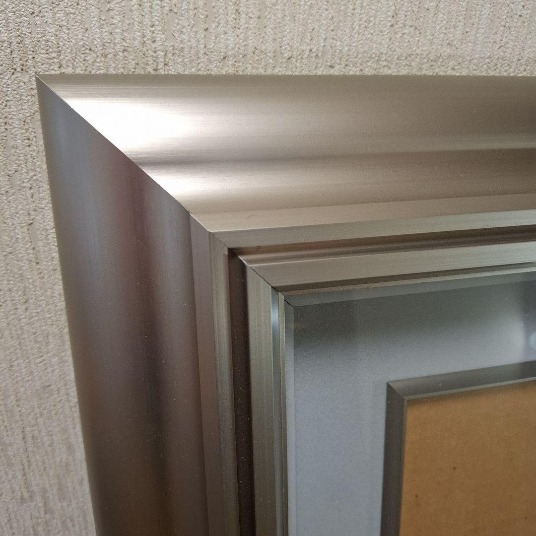 油絵額縁 アルミ額縁 額縁 F10 外寸 73.4×80.9 奥行き9.5 - メルカリ