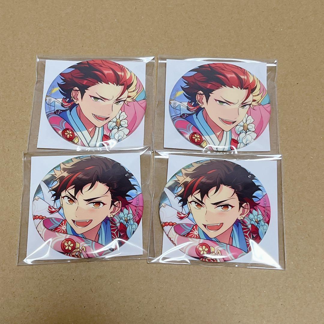 あんさんぶるスターズ!!】缶バッジ 鬼龍紅郎 南雲鉄虎 - メルカリ