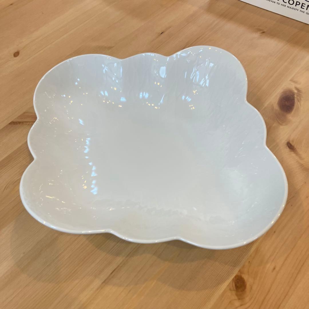 A2G53□ロイヤルコペンハーゲン ホワイトパルメッテ フラワーボウル 箱