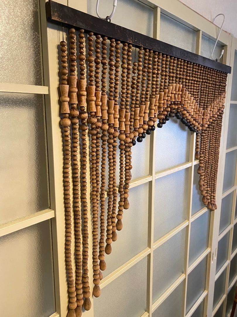 玉のれん ショート インテリア 昭和レトロ 当時物 ビンテージ 目隠し