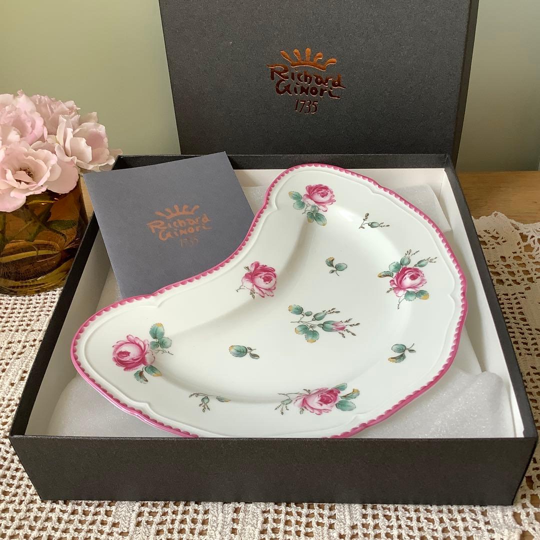 未使用／Richard Ginori アンティックローズ　クレセントディシュ 楽天市場】リチャードジノリ Richard Ginori アンティックローズ