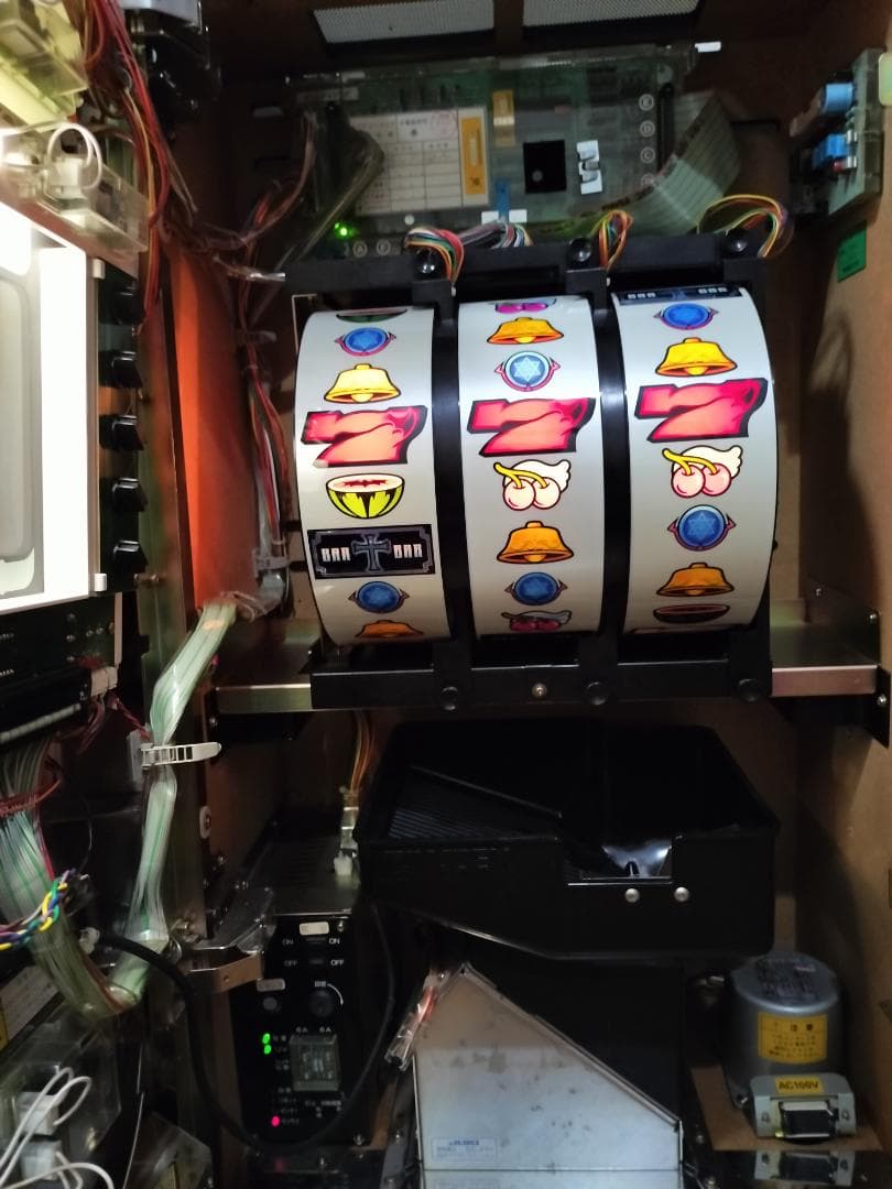 パチスロ実機】ロデオ☆ダブルチャレンジ【コイン不要機付】4号機