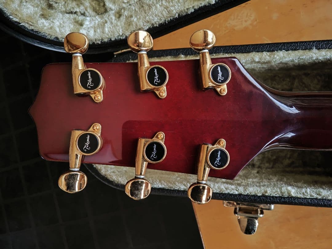 ナルト様専用【美品】タカミネ NPT115 杢目ワインレッド - メルカリ