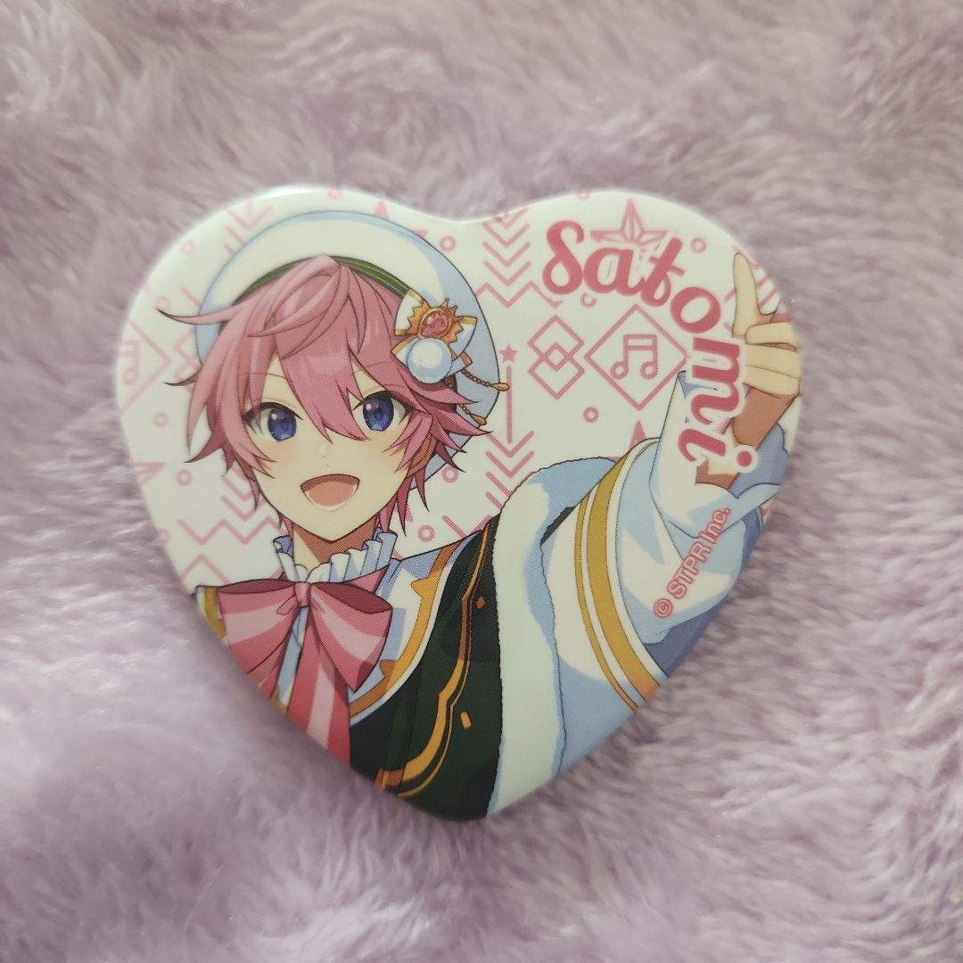 すとぷり さとみ ハート缶バッジ 公式 - メルカリ