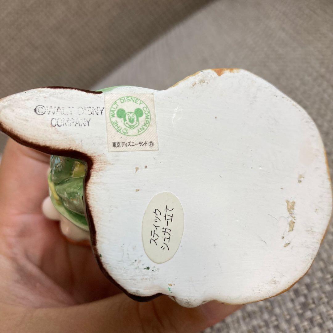 希少】Disney/7人の小人/ヴィンテージ/陶器製/調味料入れ ピノキオ置物