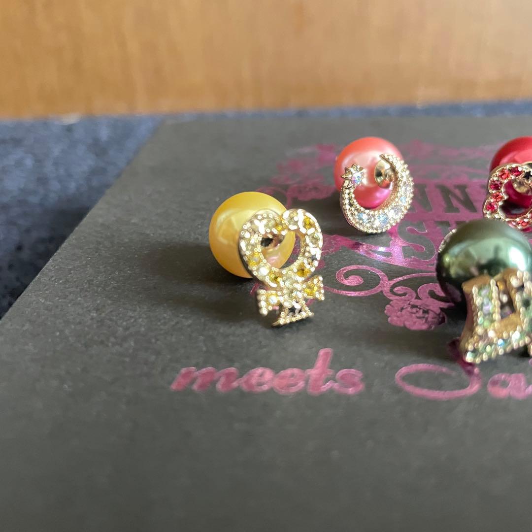 様 セーラームーン パールキャッチピアス 伊勢丹 ANNA SUI アナス
