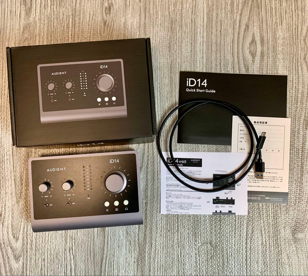 AUDIENT iD14 mkⅡ オーディオインターフェイス AUDIENT | iD14mkⅡ | USB オーディオ・インターフェイス | 製品情報