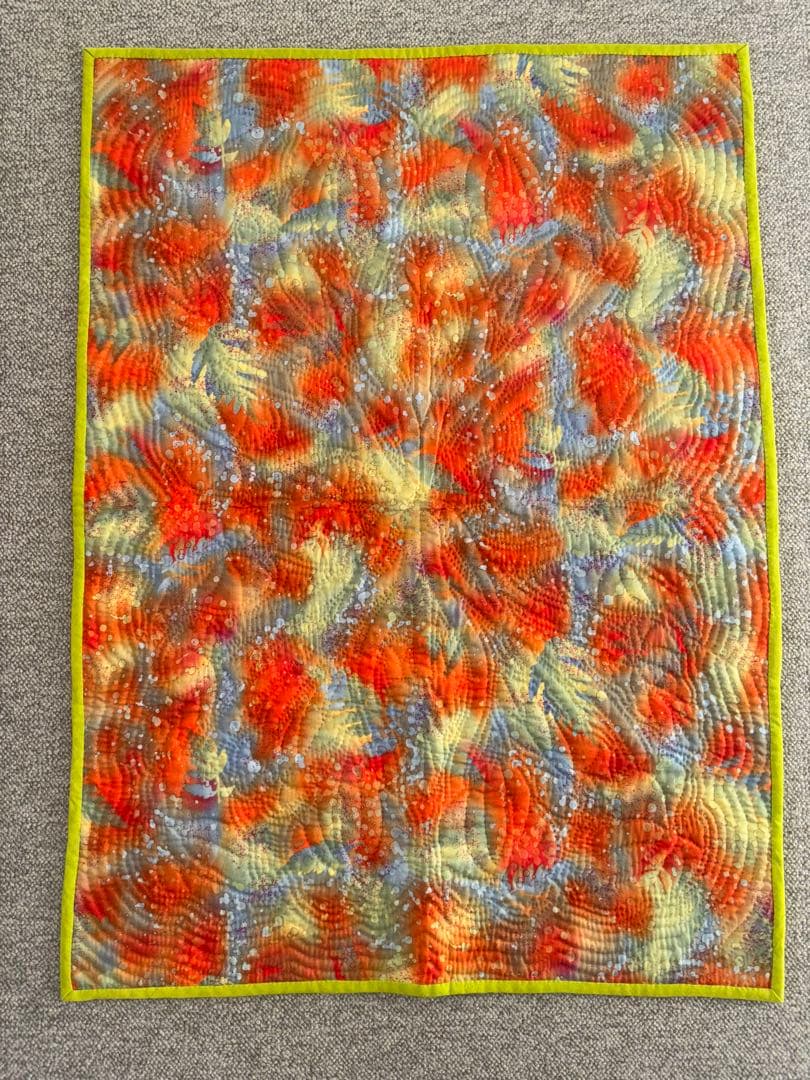 B. パッチワークキルト タペストリー “レフイユ”