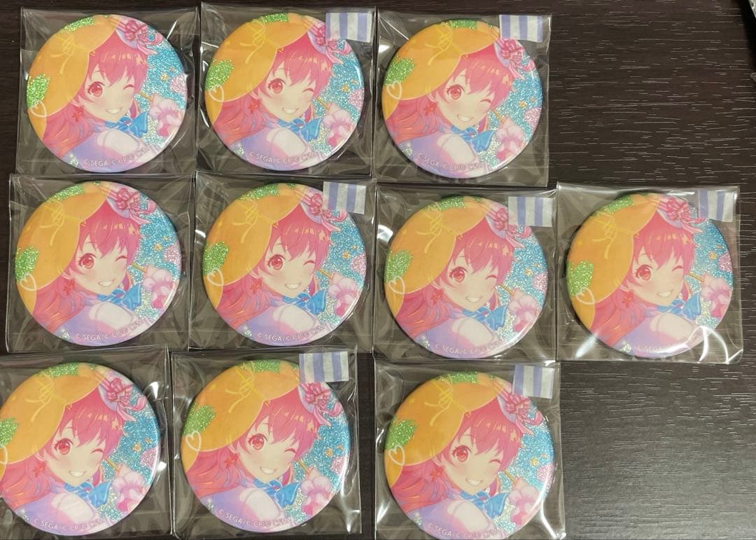 プロセカ グリッター缶バッジ 桃井愛莉 - メルカリ