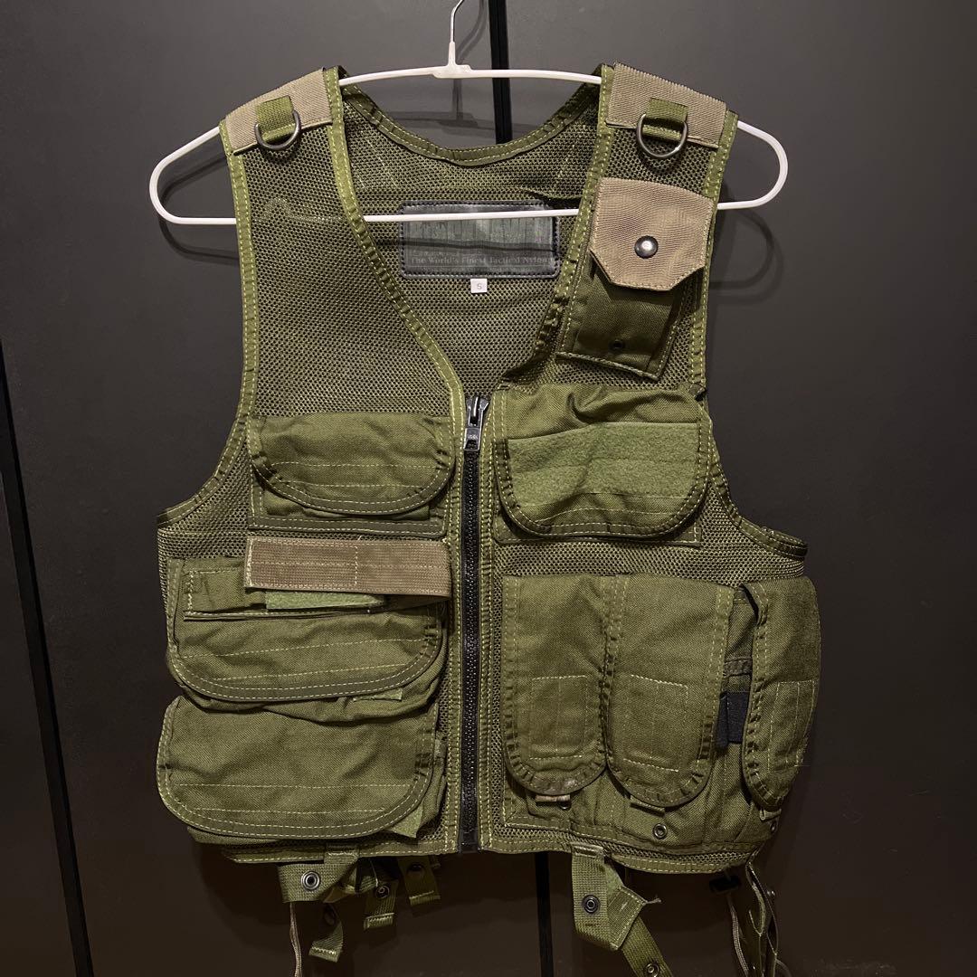 BLACKHAWK! タクティカルベスト オリーブドラブ　鳥タグ　V-1ベスト ≪BLACKHAWK!≫ タクティカル ベスト / Size M以上 (NEW)