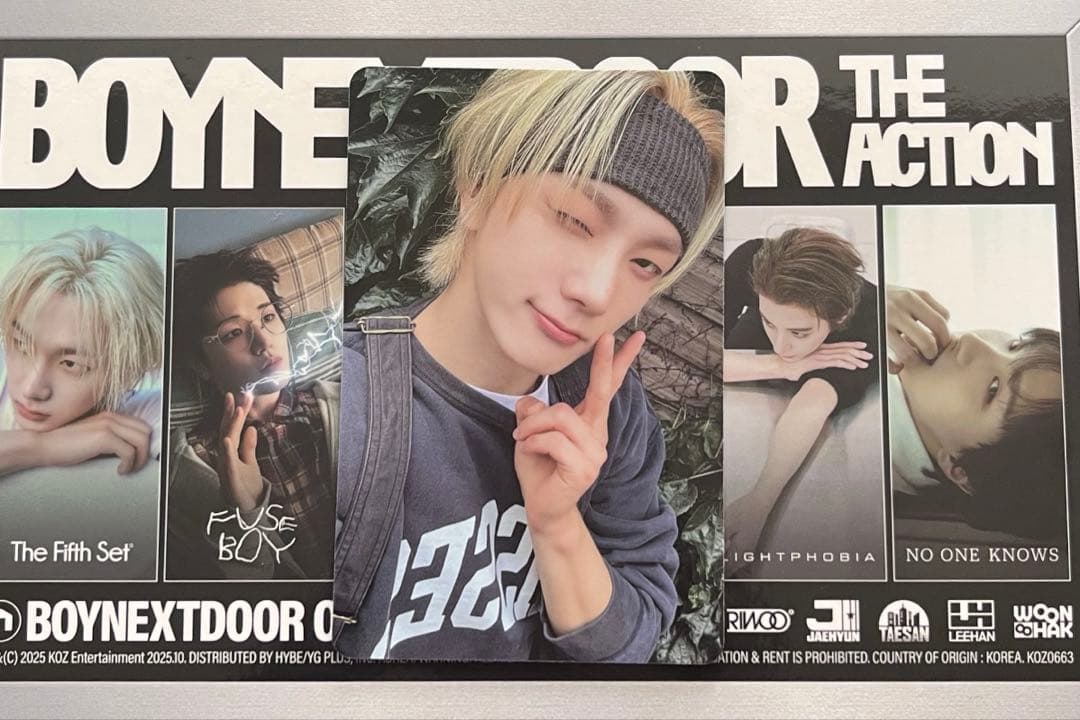 BOYNEXTDOOR ソンホ The Action Frame トレカ - メルカリ