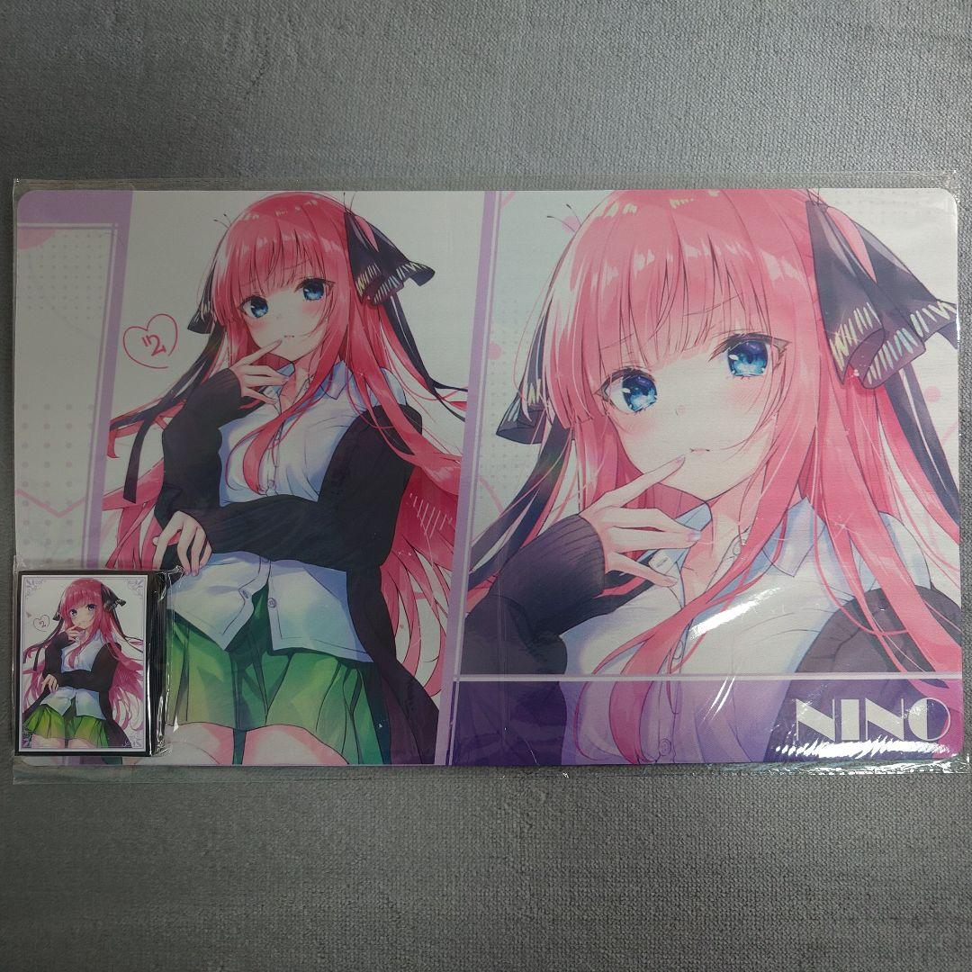 α2 五等分の花嫁 制服&ロングヘアー 中野二乃 スリーブ&プレイマット 第327弾 ブシロード ラバーマットコレクション V2 Vol.1415～1419