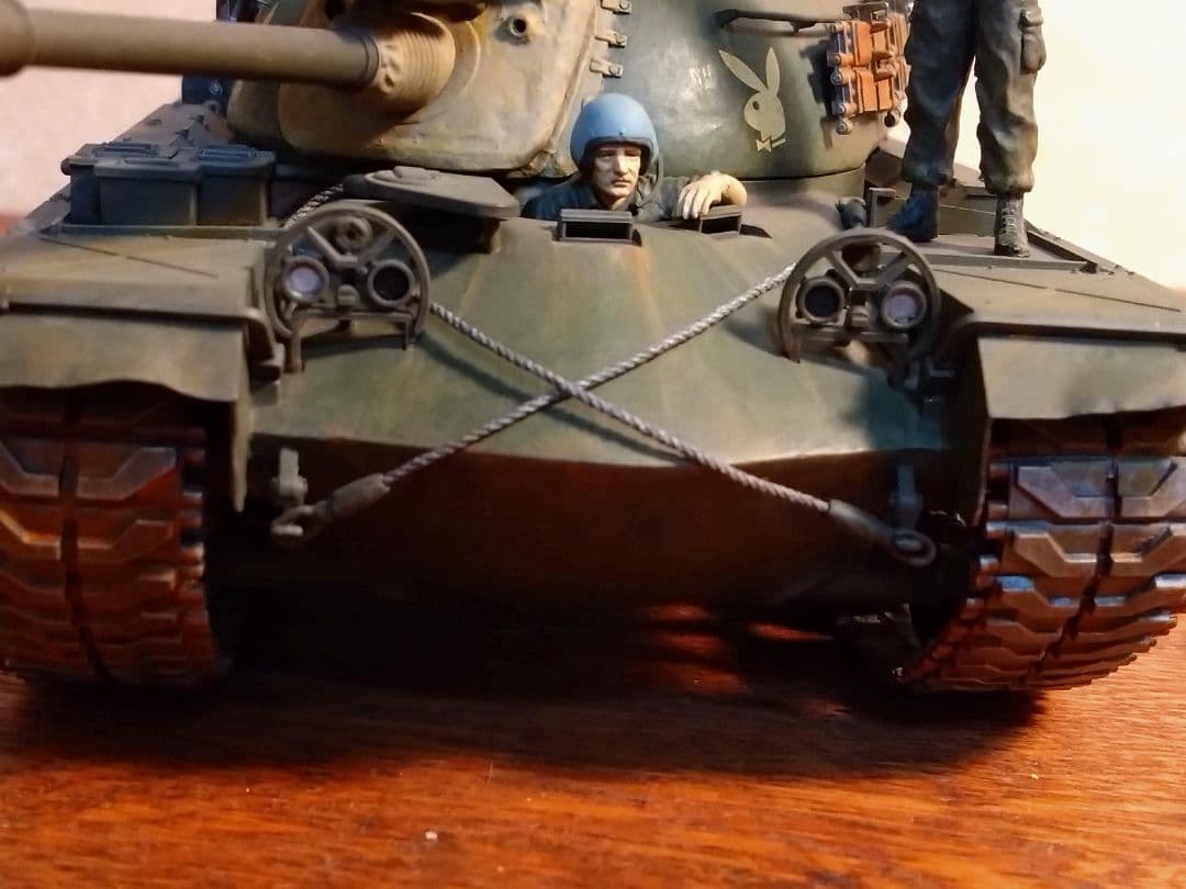 TAMIYA 1/35 戦車 パットン 完成品 パチッコンテスト銅賞 - メルカリ