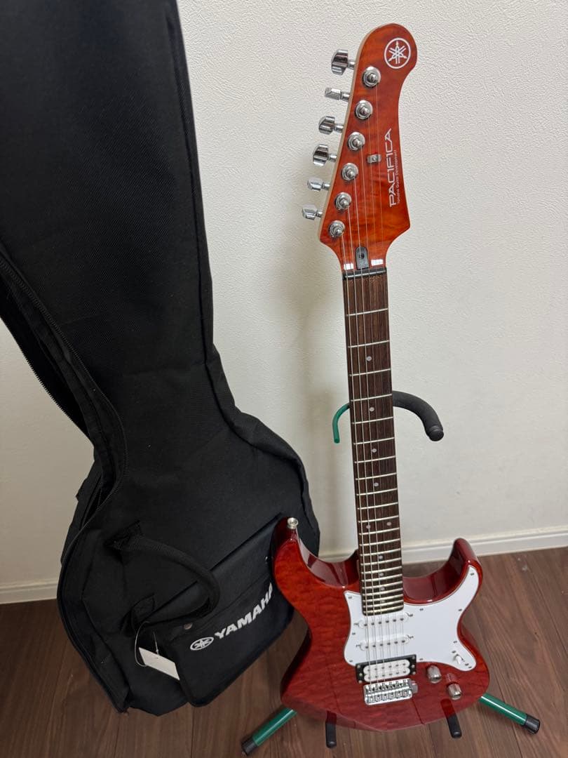 美品YAMAHA PACIFICA212VQM CMB CaramelBrown Yamaha PAC212VQM Caramel Brown Pacifica Electric Guitar