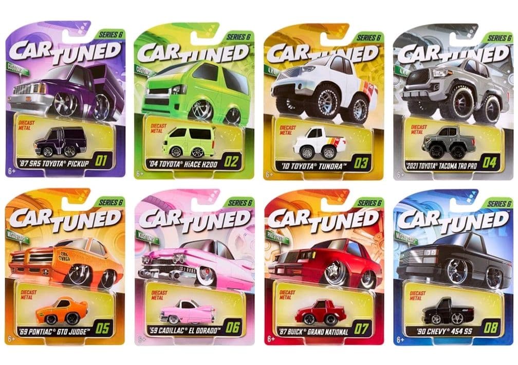 ★ 「在庫ラスト」「日本未入荷」 CAR TUNED シリーズ6 8台セット ★ Car Tuned Z-Macks 10 Pack Diecast Metal Cars W/Exclusive Purple