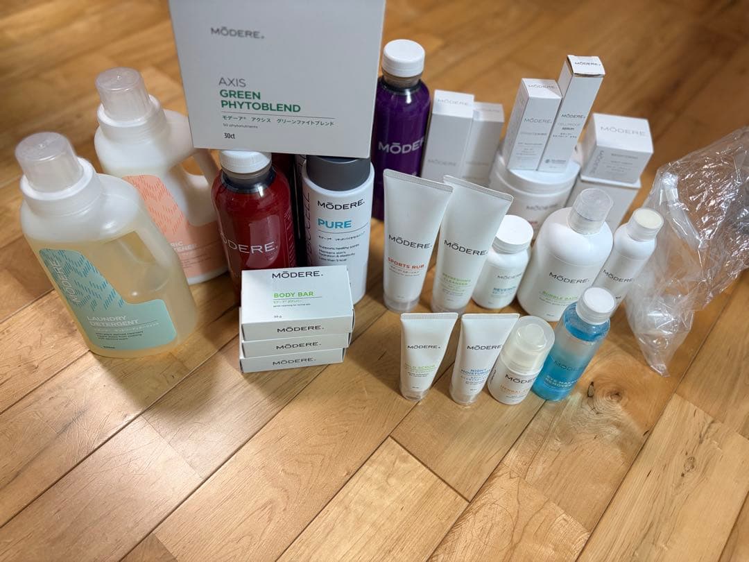 MODERE スキンケア・日用品セット エムディアセラージュ｜ヒト幹細胞スキンケアフルセット（4点