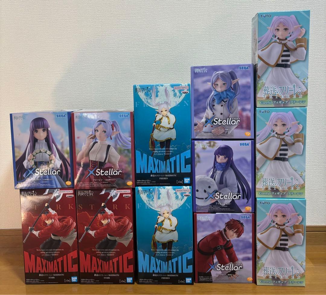 葬送のフリーレン　プライズフィギュア　12個セット 葬送のフリーレン』より、戦闘中のフリーレンがプライズフィギュア化