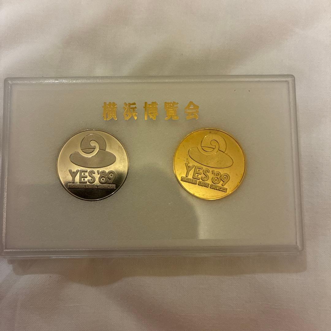 横浜博覧会 記念メダル コイン 1989年 - メルカリ