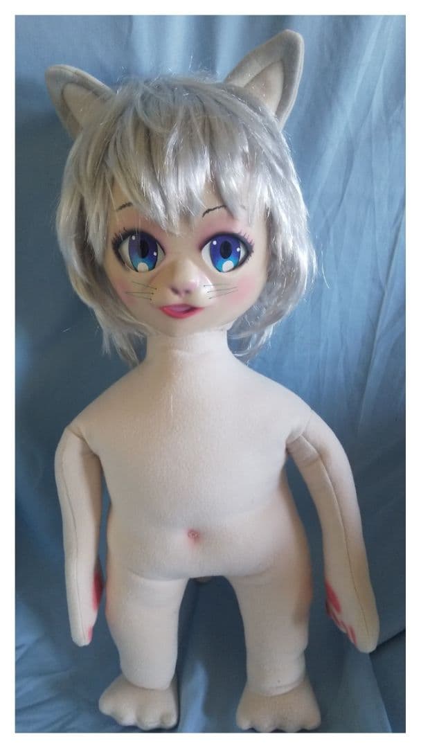 値下げ 等身大 着せかえ シャム猫娘 ベビ～ 骨格入り