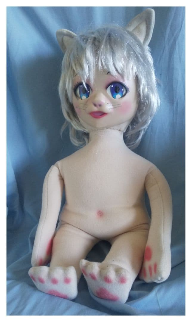 値下げ 等身大 着せかえ シャム猫娘 ベビ～ 骨格入り