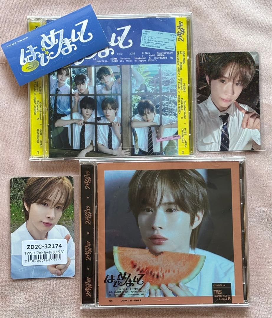 TWS はじめまして 通常盤 ソロジャケット トレカ ギョンミン - メルカリ