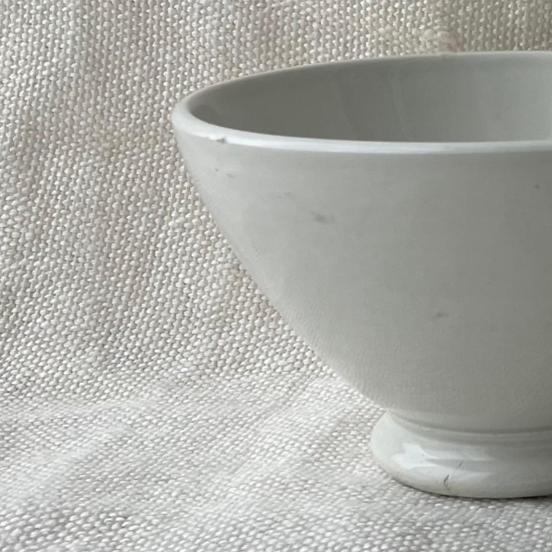 レア◇2コ◇ショワジールロワ小ぶりなカフェオレボウル白