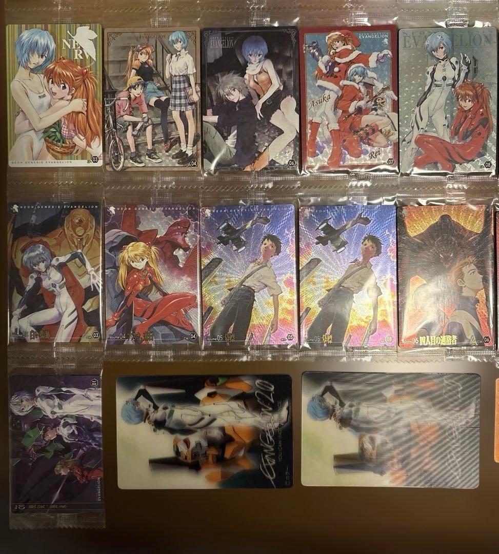 エヴァンゲリオン ウエハースカード コミックSP 貞本義行 未開封まとめ