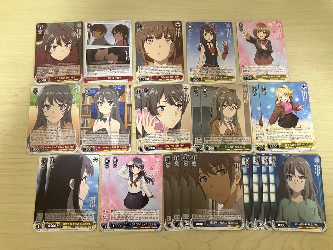 ヴァイスシュヴァルツ 青春ブタ野郎シリーズ 青ブタ デッキ パーツ付き