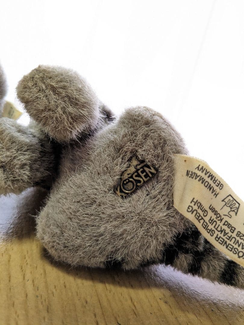 ドイツ高級ぬいぐるみブランド KOSEN ケーセン 希少品 アメショー2匹