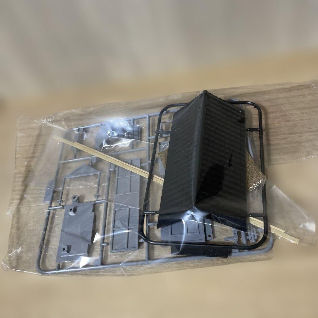 昭和レトロ 時代画報シリーズ 情景プラモデル小学校 映画劇場2点未組立