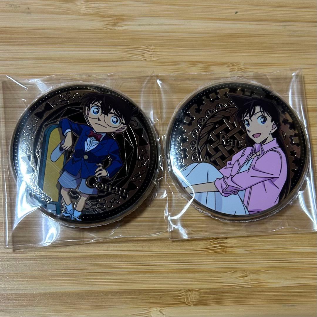 名探偵コナン 金バッジ vol.1 毛利蘭 江戸川コナン - メルカリ