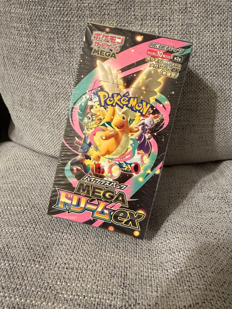 ポケモンカードゲーム MEGAドリームex 未開封　シュリンク付 MEGAドリームex 新品未開封 シュリンク付き BOX ポケモンカード