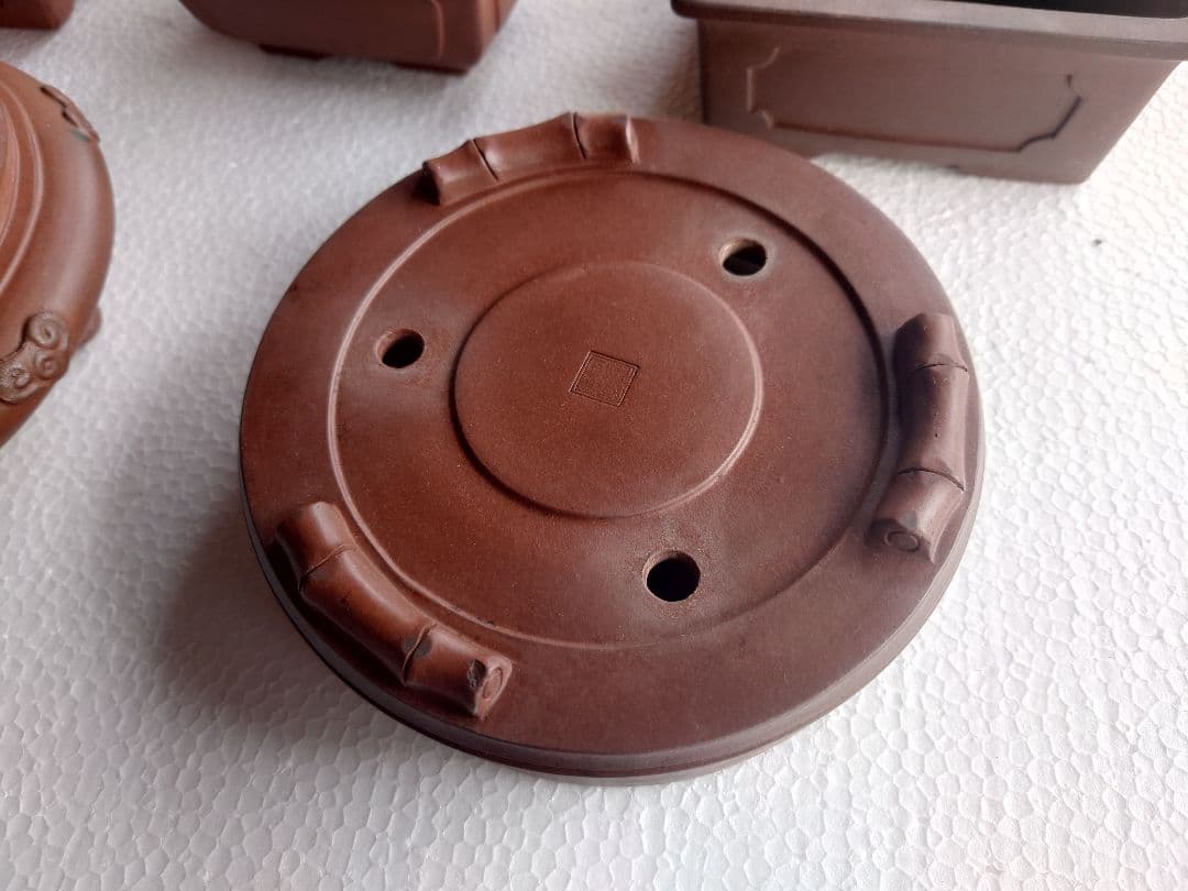 盆栽鉢 支那鉢 中国鉢 中国宜興 13鉢セット - メルカリ