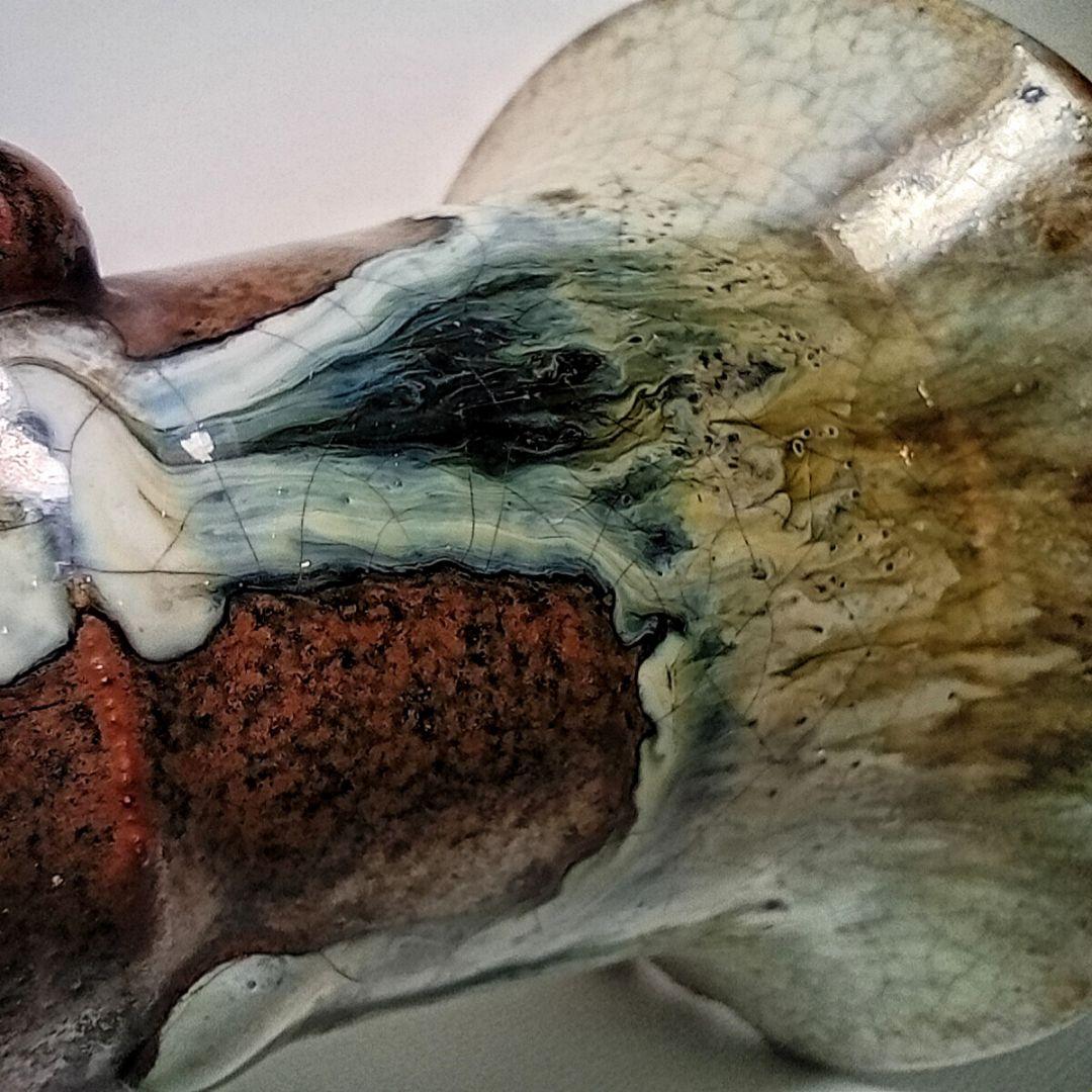 朝鮮唐津 仏花器 古高取焼