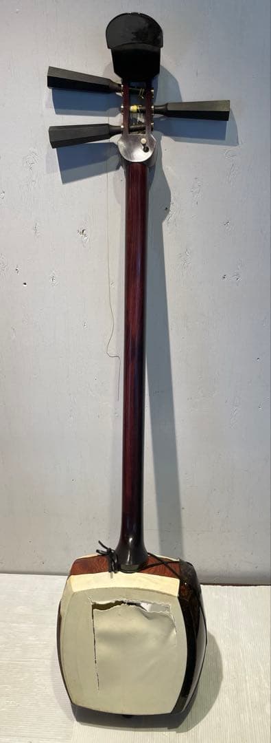 三味線 ケース付き 袋 和楽器 趣味 機材 年代物