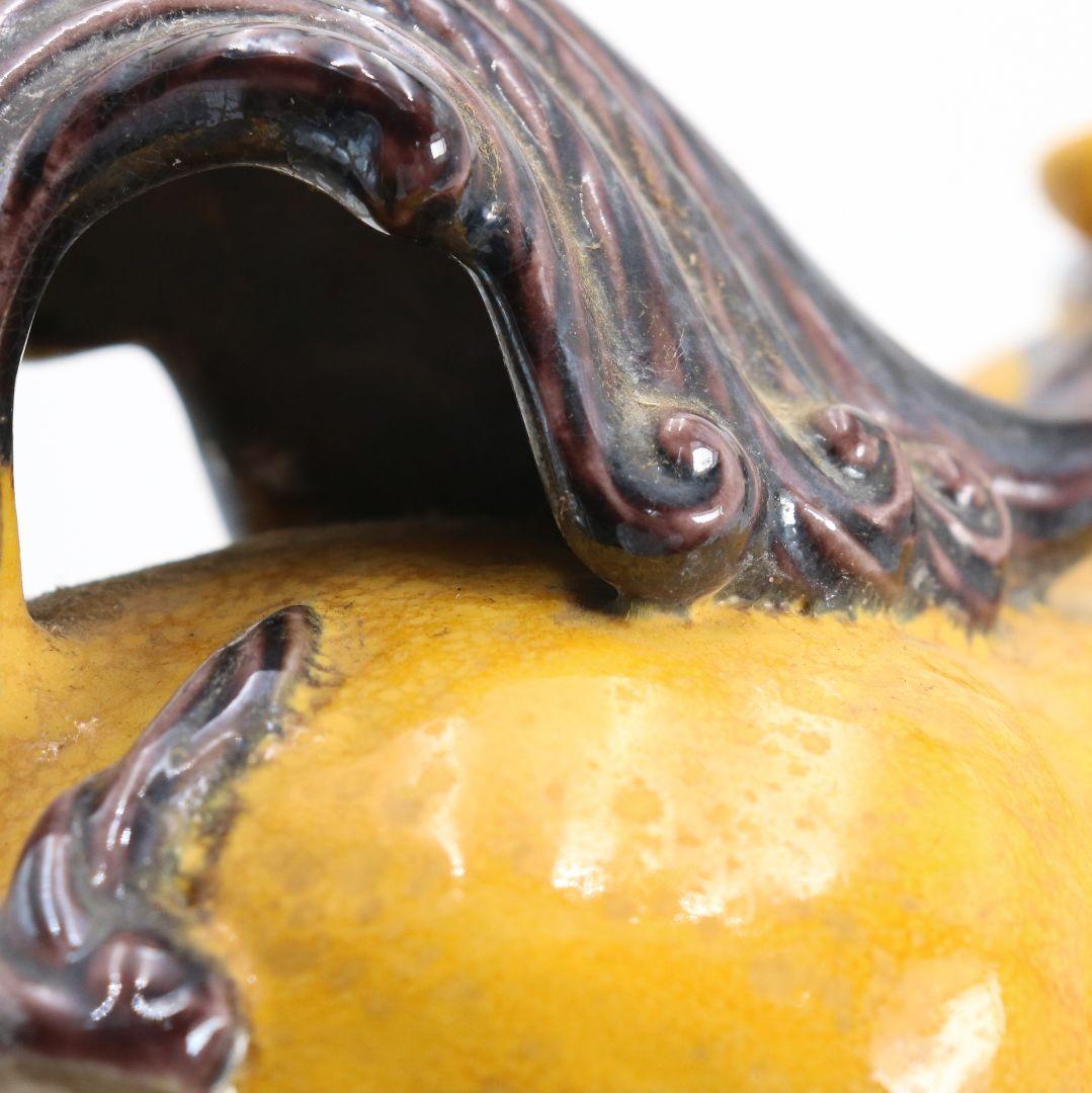 柳雨軒 二代 徳田八十吉作 深厚釉 獅子置物 九谷焼 共箱 C1023 - メルカリ