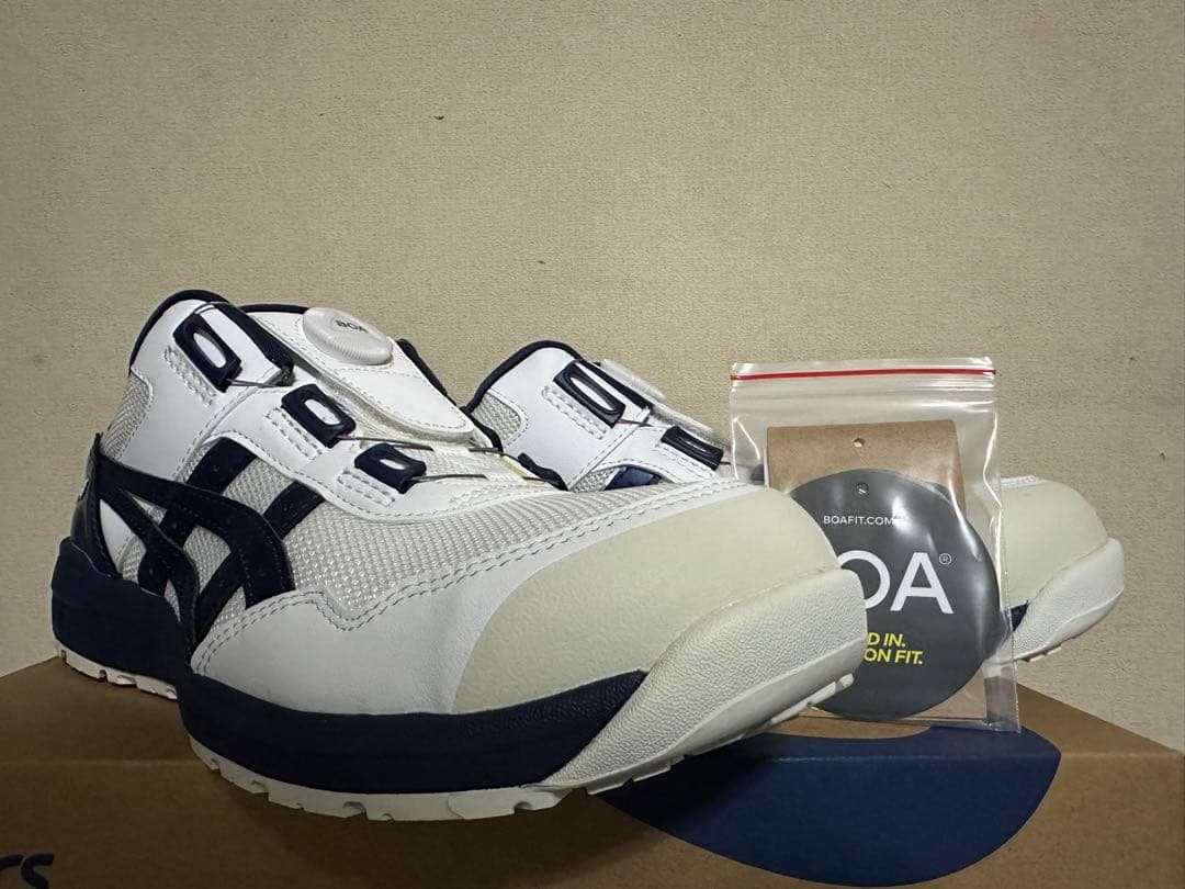 アシックスasics ウィンジョブ　CP209 BOA 26,5cm 新品未使用 ASICS（アシックス） 安全靴 ウィンジョブ CP209 BOA ホワイト