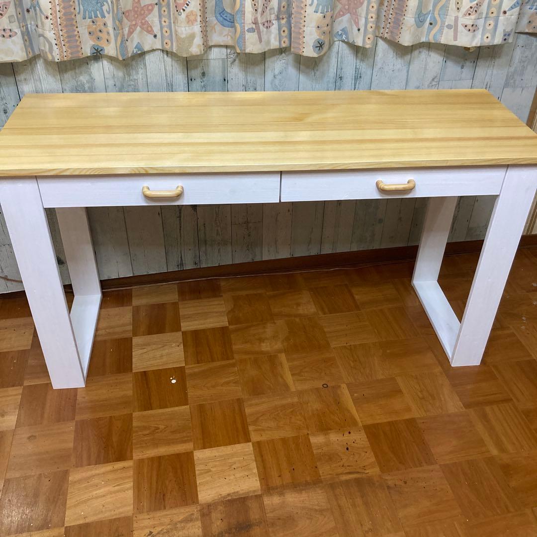 机 テーブル カウンター 幅130cm パイン集成材