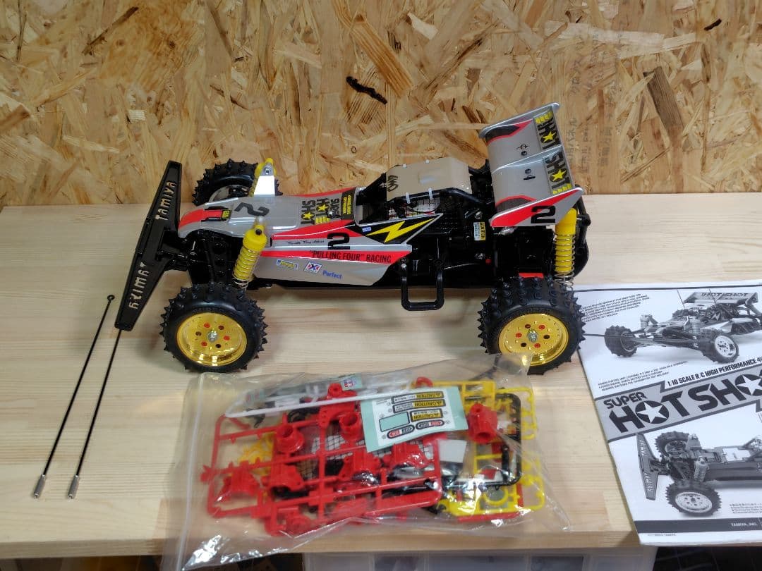 タミヤ スーパーホットショット 未走行 ボディー、ドライバー塗装済 1/10RC ホットショット (2007): RCモデル｜TAMIYA SHOP ONLINE -タミヤ
