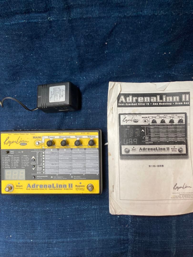 レア名機！Roger Linn AdrenaLinn II Roger Linn AdrenaLinn III（管理番号：833） - TOKYO EFFECTOR