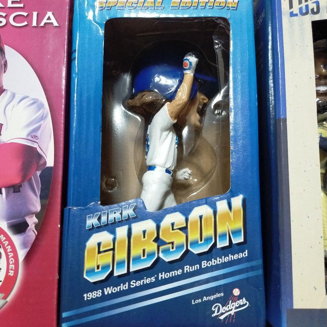 新品未使用品 ドジャース ボブルヘッド人形 球場配布品 カーク・ギブソン他
