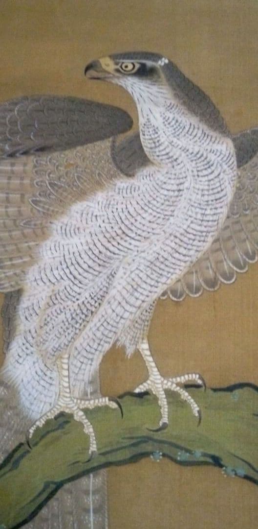 徳川綱吉(五代将軍)の直筆絹本掛け軸箱書きあり - メルカリ