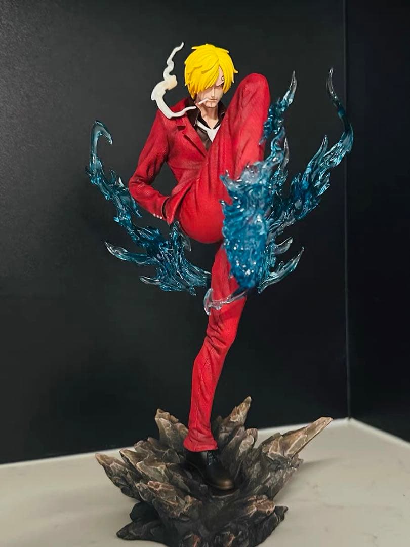 ワンピース サンジ フィギュア 塗装済み完成品 ガレージキット - メルカリ