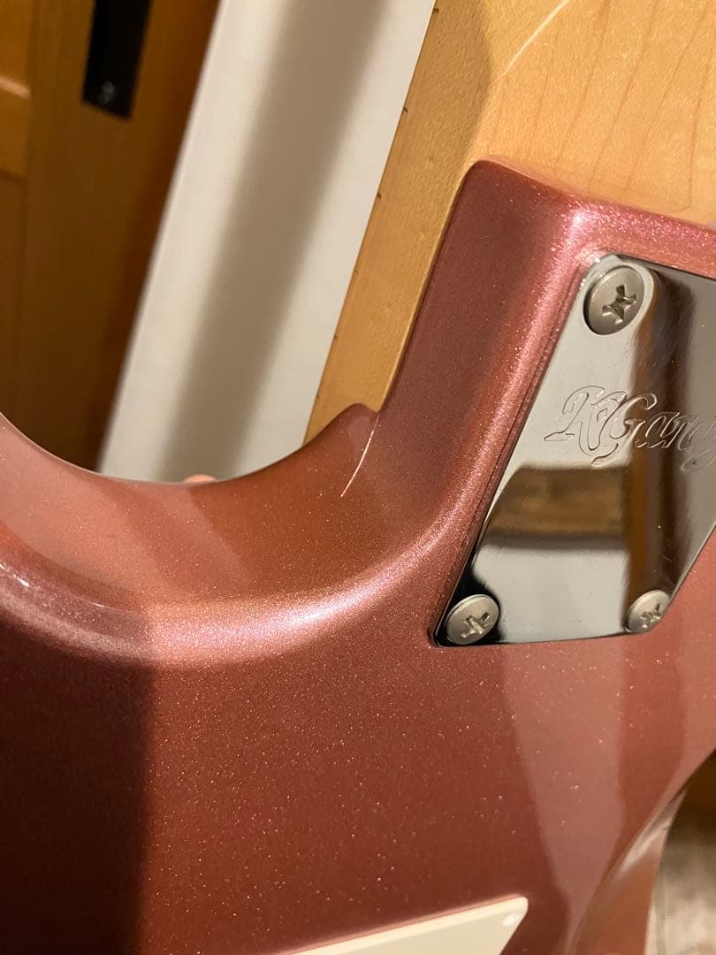 K.Garage エレキギター ピンク バーガンディ ミスト ストラト