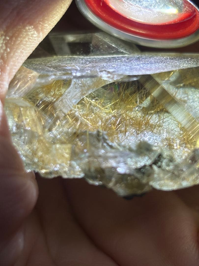 希少 マニハール水晶 ルチル共生 レコードキーパー多数 虹 - メルカリ