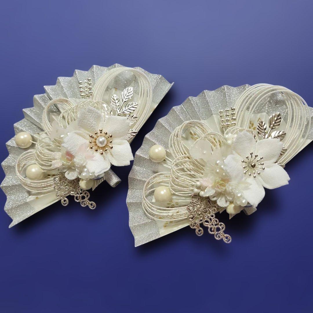 みるみるM《水引素材》友禅和紙使用扇子