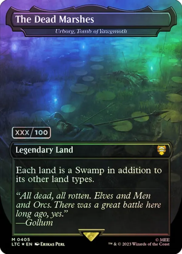 The Dead Marshes (Surge Foil) • Commander: The Lord of the Rings